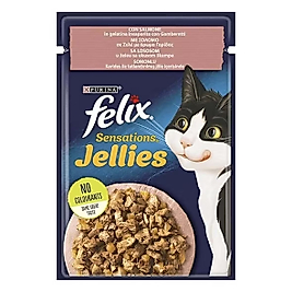 Felix Çifte Lezzet Somon ve Karidesli Konserve Kedi Maması 85 Gr 12'li
