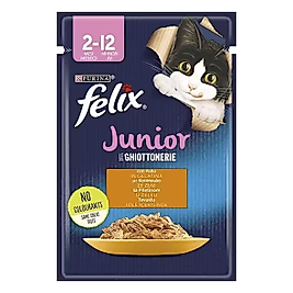 Felix Yavru Tavuk Etli Kedi Yaş Mama 85 Gr 1 Adet