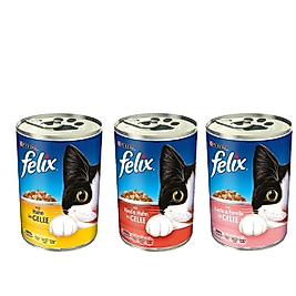 Felix 3 Çeşit Karışık Konsevre  Yetişkin Maması 24 x 400 G