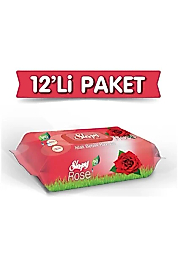 Sleepy Gül Kokulu Islak Bebek Havlusu 12 X 90'Lı