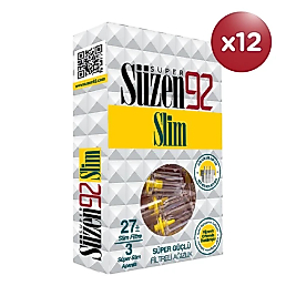 Süzen92 Sigara Ağızlığı Filtresi Slim 12 ADET