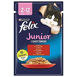 Felix Sığır Etli Yavru Kedi Maması 85 Gr 12'li