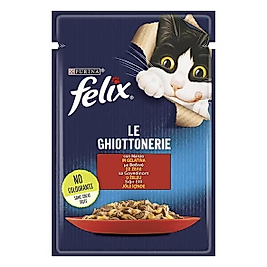 Felix Sığır Etli Kedi Yaş Mama 85 Gr 1 Adet