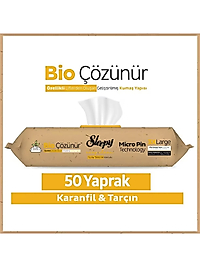 Sleepy Bio Yüzey Temizlik Havlusu 50 Adet Karanfil Tarçın