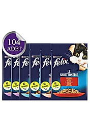 FELİX Karışık Yetişkin Yaş Kedi Maması 104 X 85 gr