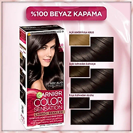 Garnier Çarpıcı Renkler Saç Boyası 3.0 Çarpıcı Kahve